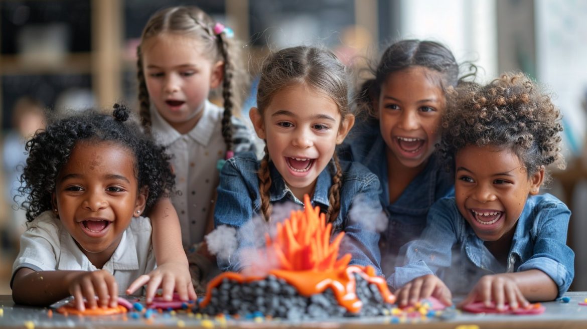 DIY : Fabriquer un volcan en éruption avec les enfants