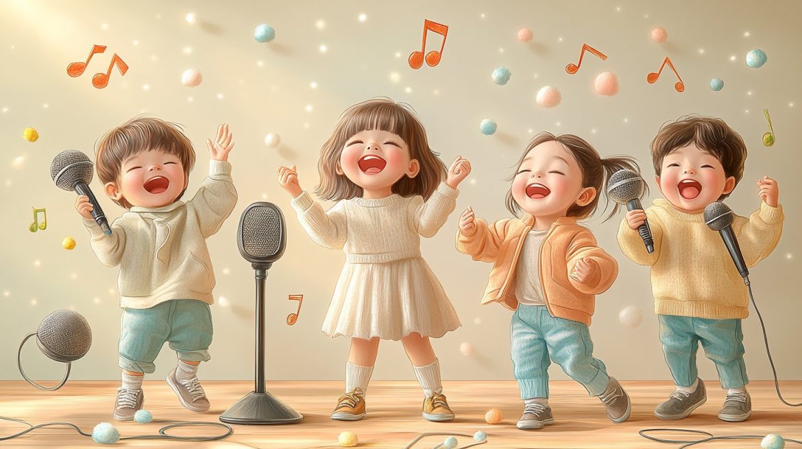 Organisez un karaoké familial avec les chansons préférées des enfants
