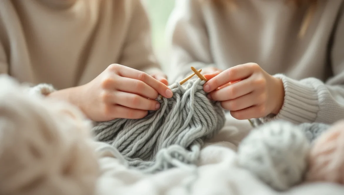 Apprenez à vos enfants à tricoter leurs premiers objets
